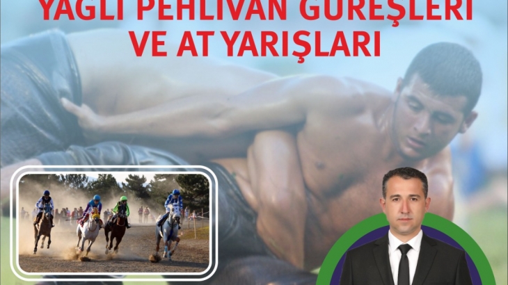 100. Yıl Büyükmandıra Geleneksel Kavasoğlu ve Şamdancıbaşı İbrahim Yağlı Pehlivan Güreşleri ve At Yarışları Etkinliği